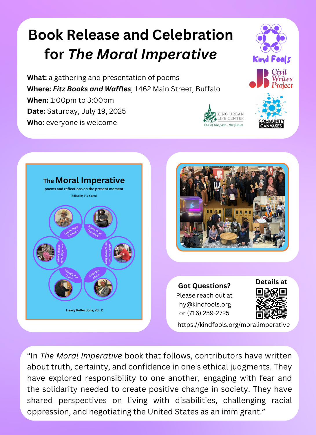 The Moral Imperative Flyer